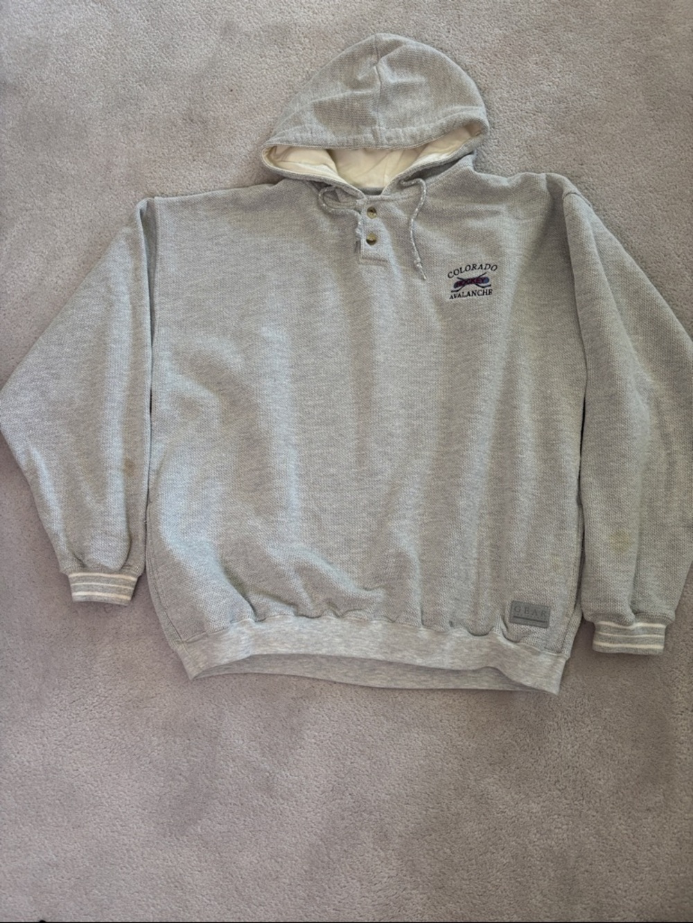 Gear For Sports Gray Colorado Avalanche Hooded Sweatshirt